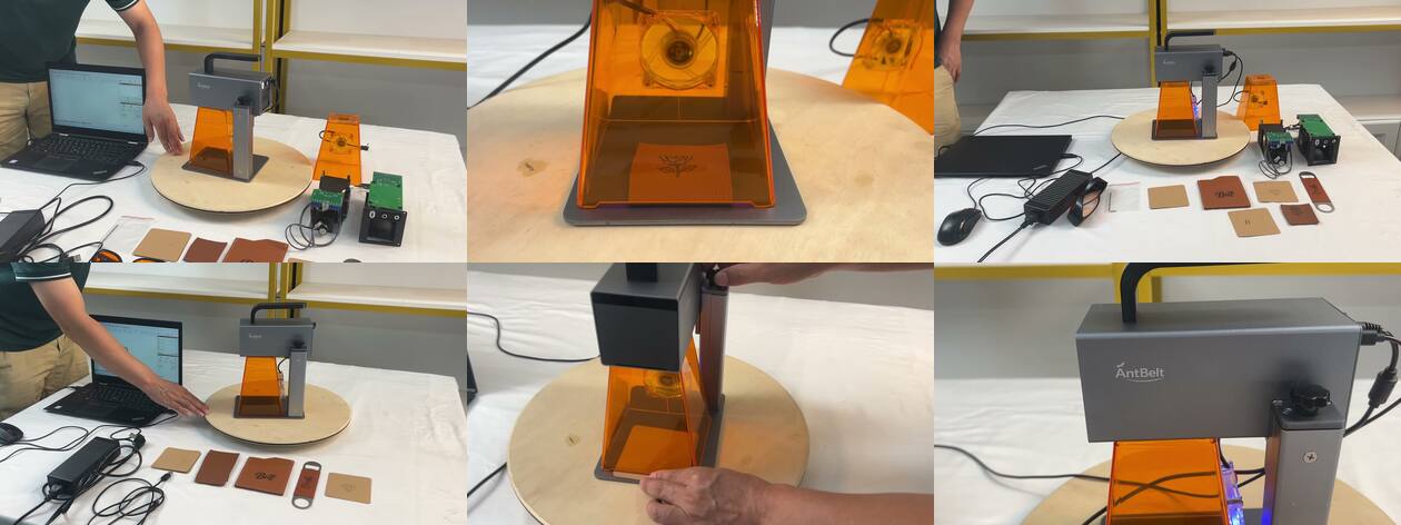 A short demonstration can show several stages without explaining every condition.